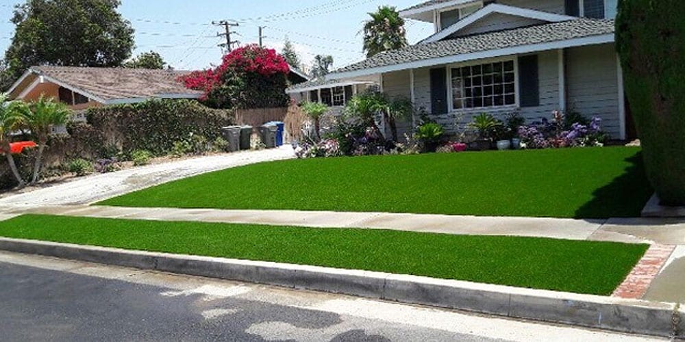 Artificial Grass Lawn Installation