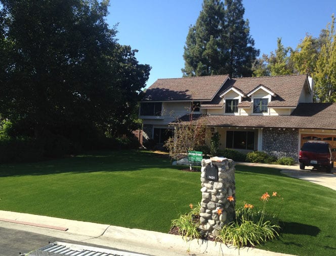 Synthetic Grass Home Landscape